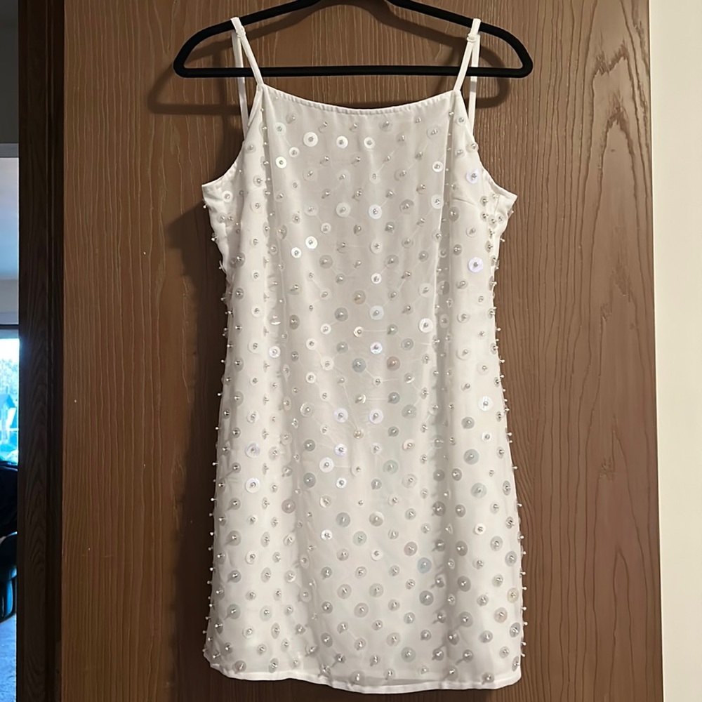 Nasty gal beaded bridal dress